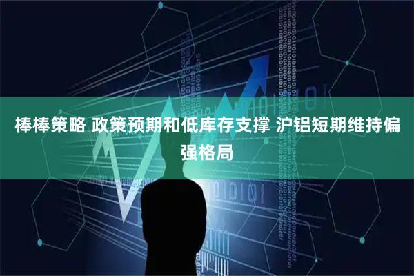 棒棒策略 政策预期和低库存支撑 沪铝短期维持偏强格局