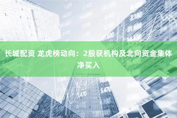 长城配资 龙虎榜动向：2股获机构及北向资金集体净买入