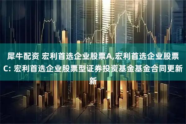 犀牛配资 宏利首选企业股票A,宏利首选企业股票C: 宏利首选企业股票型证券投资基金基金合同更新