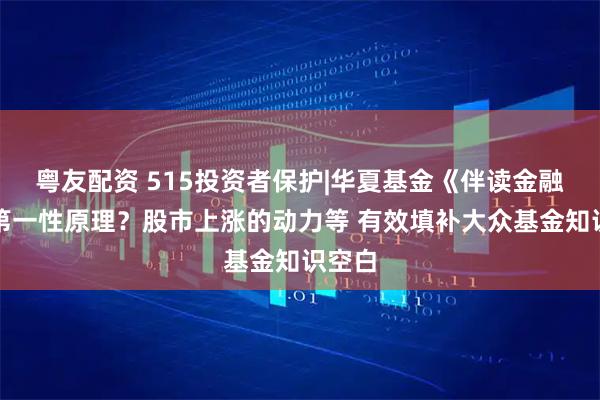 粤友配资 515投资者保护|华夏基金《伴读金融》：第一性原理？股市上涨的动力等 有效填补大众基金知识空白